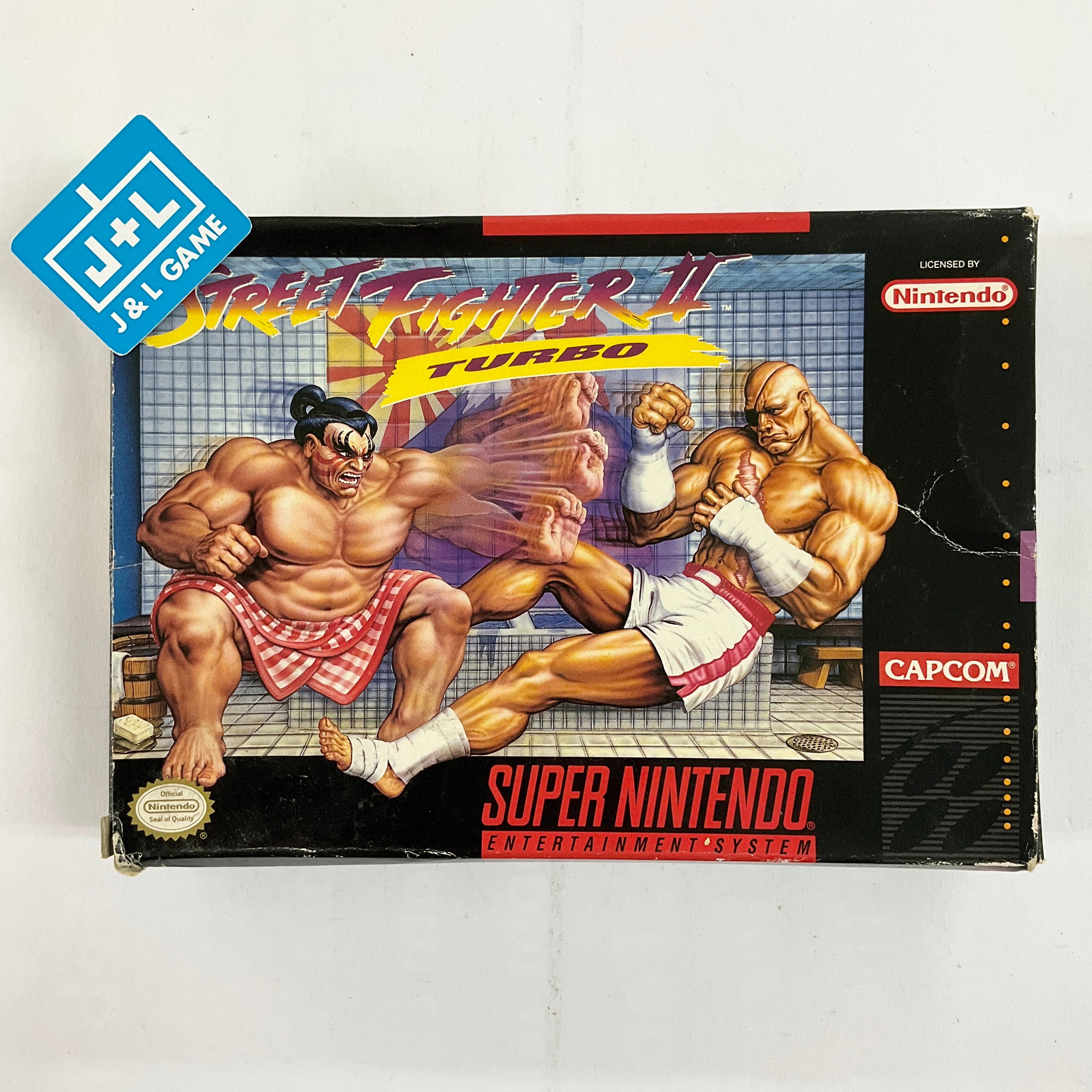 Street Fighter II Turbo - (SNES) Super Nintendo [Pre-Owned] Video Games Capcom   