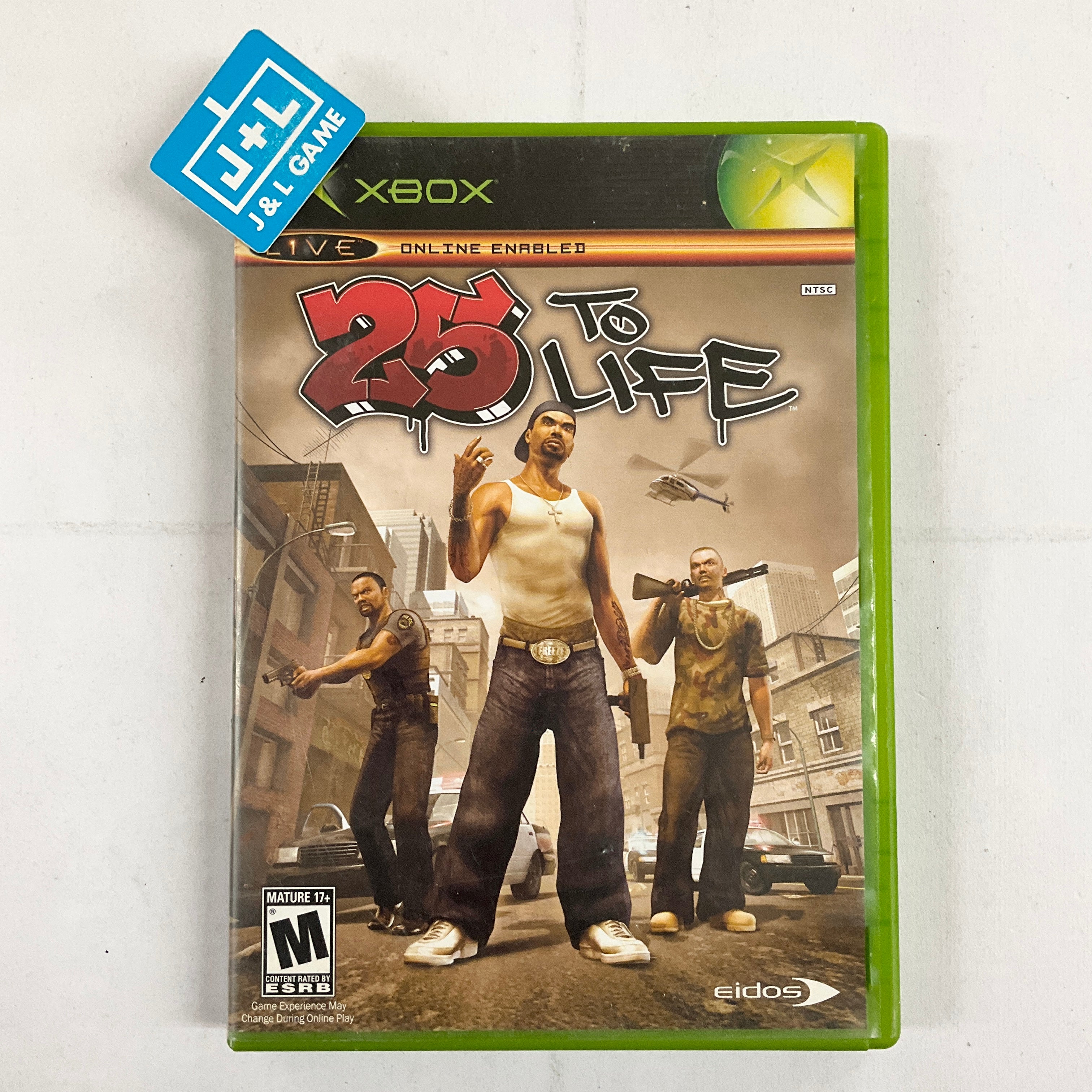 25 to Life - (XB) Xbox [Pre-Owned] Video Games Eidos Interactive   