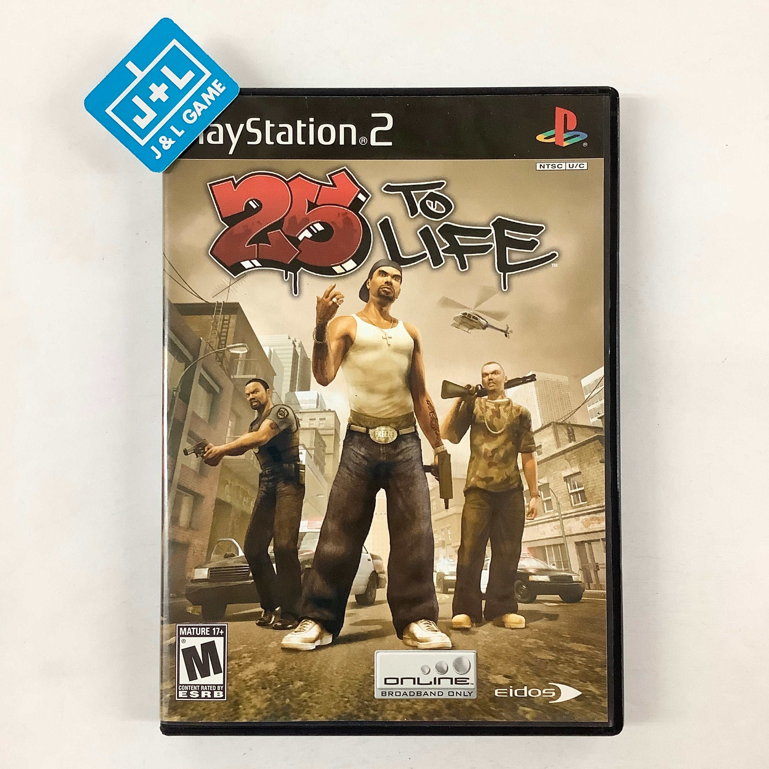 25 to Life - (PS2) PlayStation 2 [Pre-Owned] Video Games Eidos Interactive   