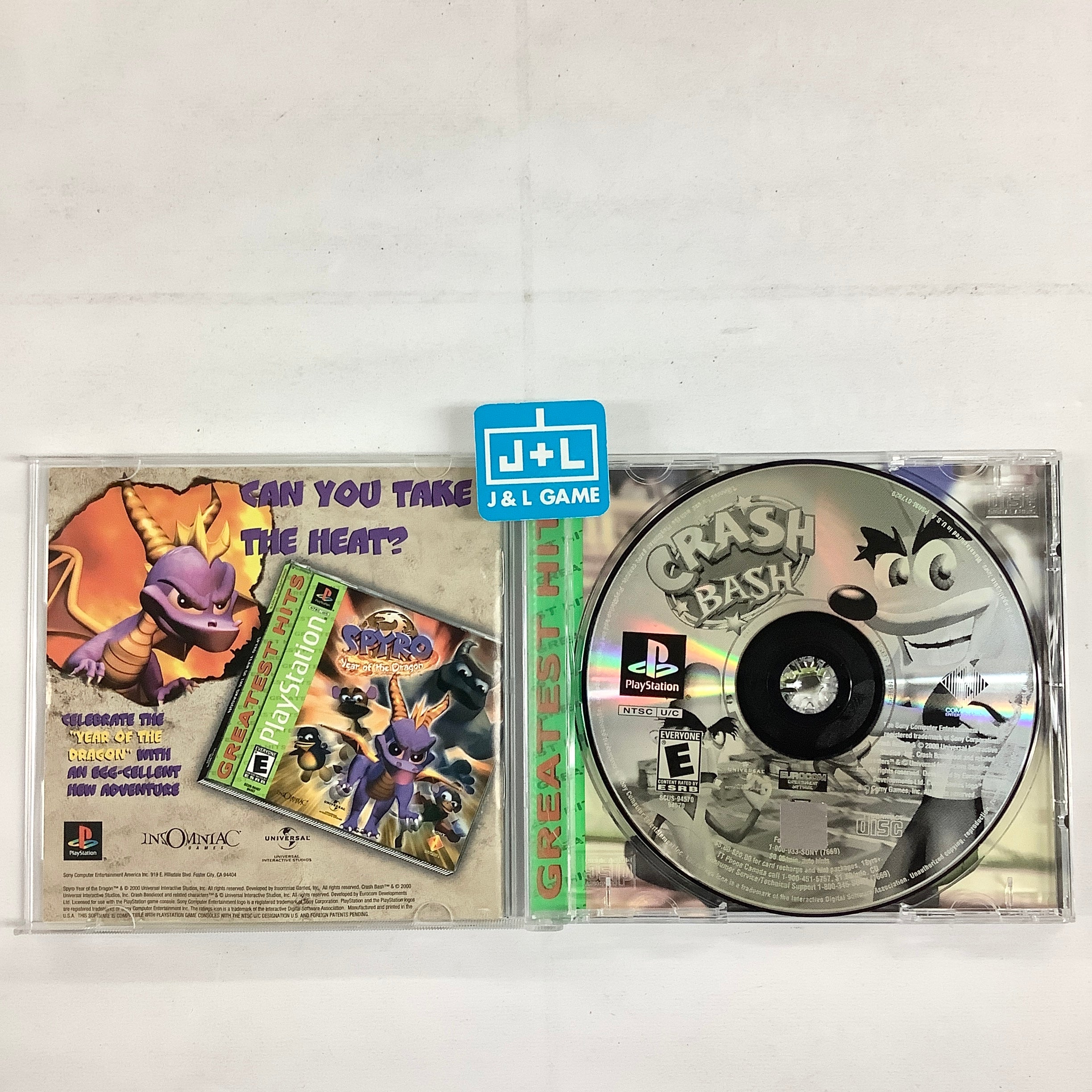 Crash Bash (Greatest Hits) - (PS1) PlayStation 1 [Pre-Owned] Video Games SCEA   