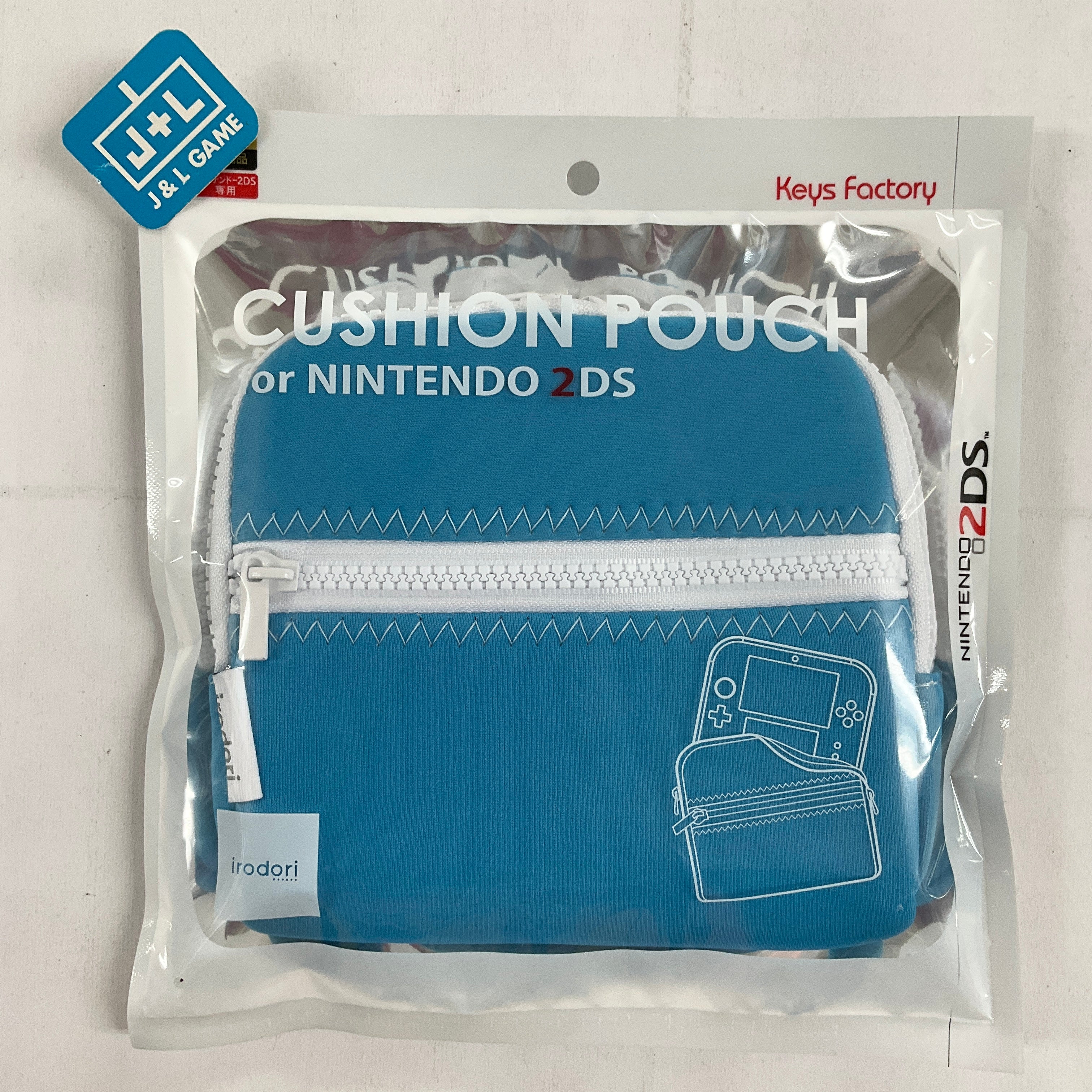 Keys Factory Nintendo 2DS Cushion Pouch (Blue) - Nintendo 3DS Accessories Keys Factory   