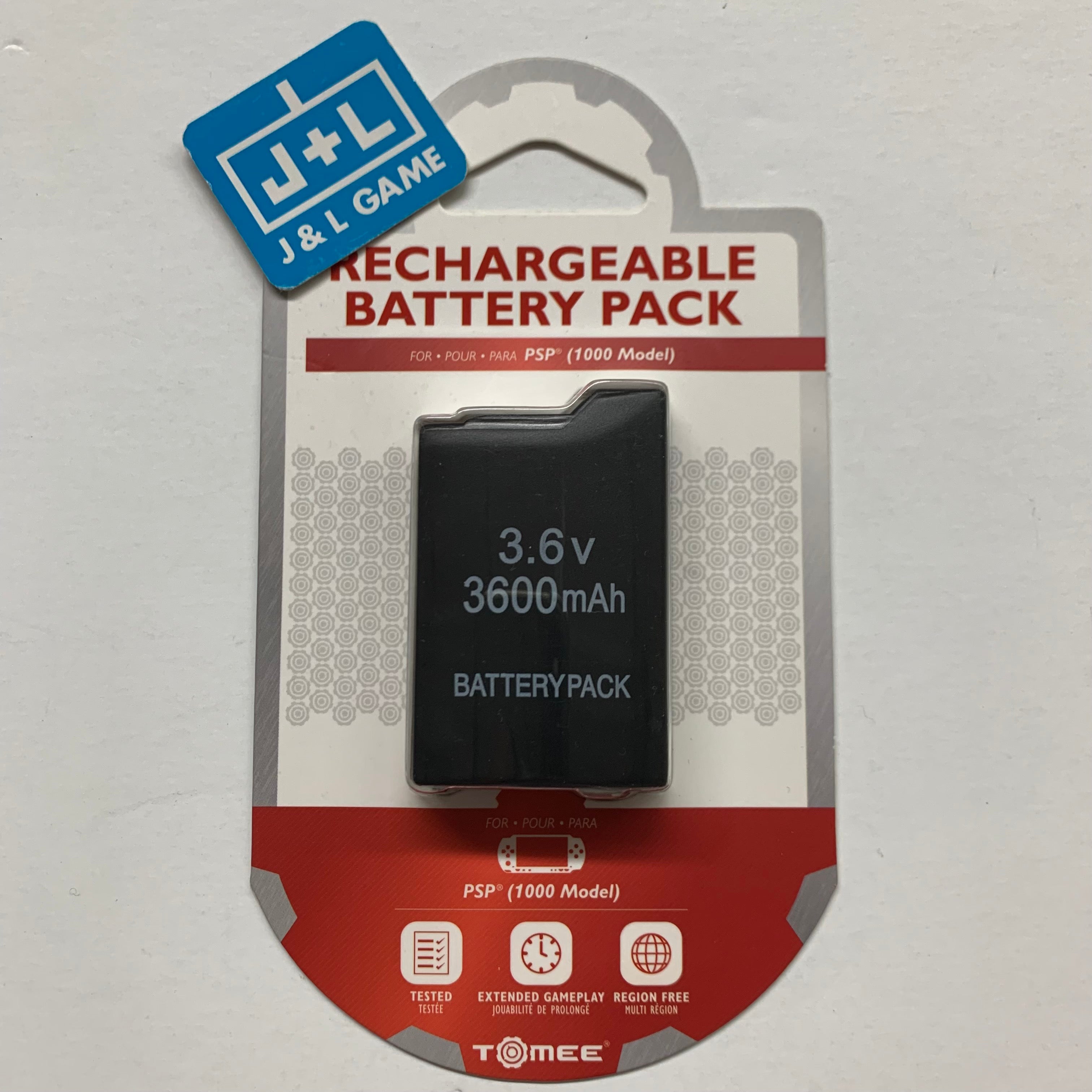 Tomee Rechargeable Battery Pack for PSP 1000 - Sony PSP Accessories Tomee   