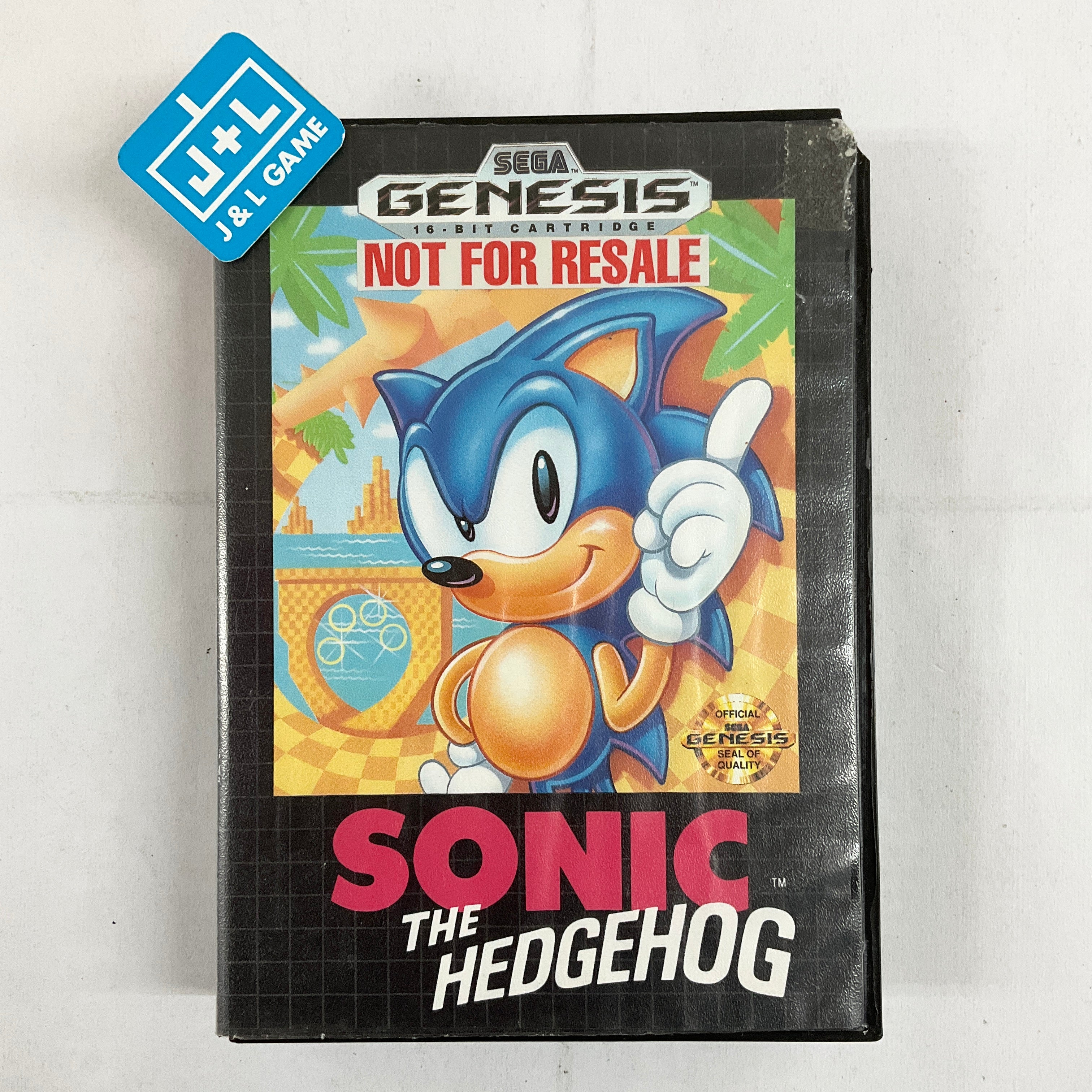 Sonic the Hedgehog (Not for Resale) - (SG) SEGA Genesis [Pre-Owned] Video Games Sega   