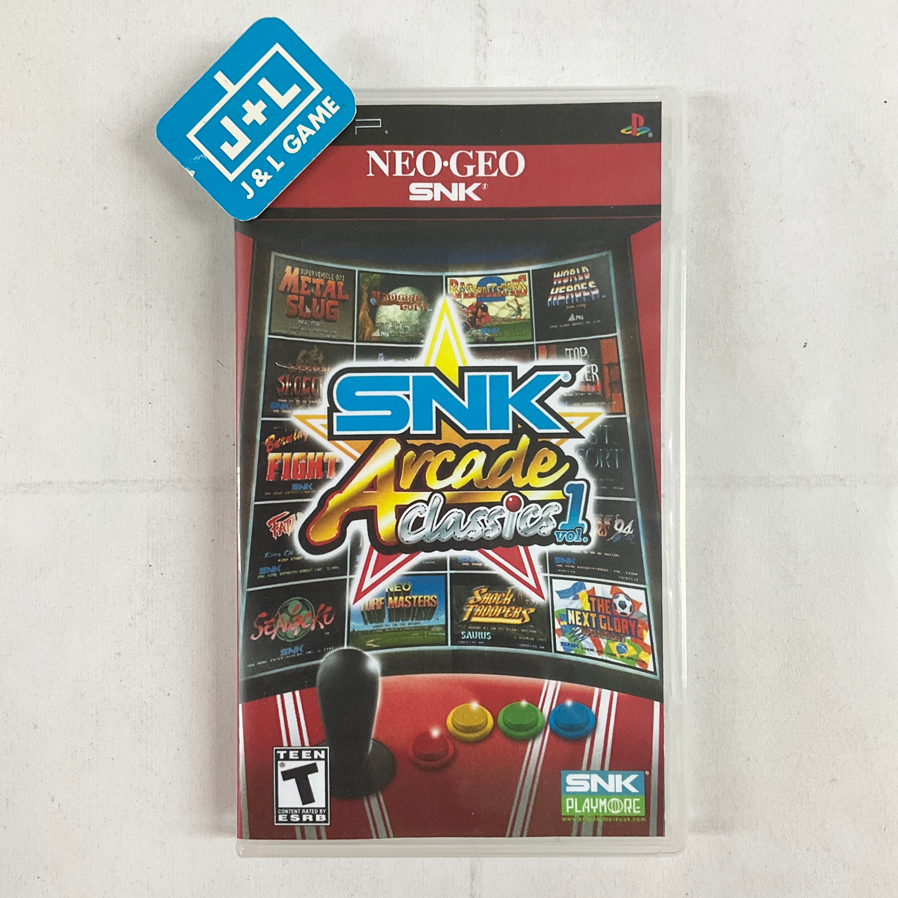 SNK Arcade Classics Vol 1 - Sony PSP [Pre-Owned] Video Games SNK NeoGeo   