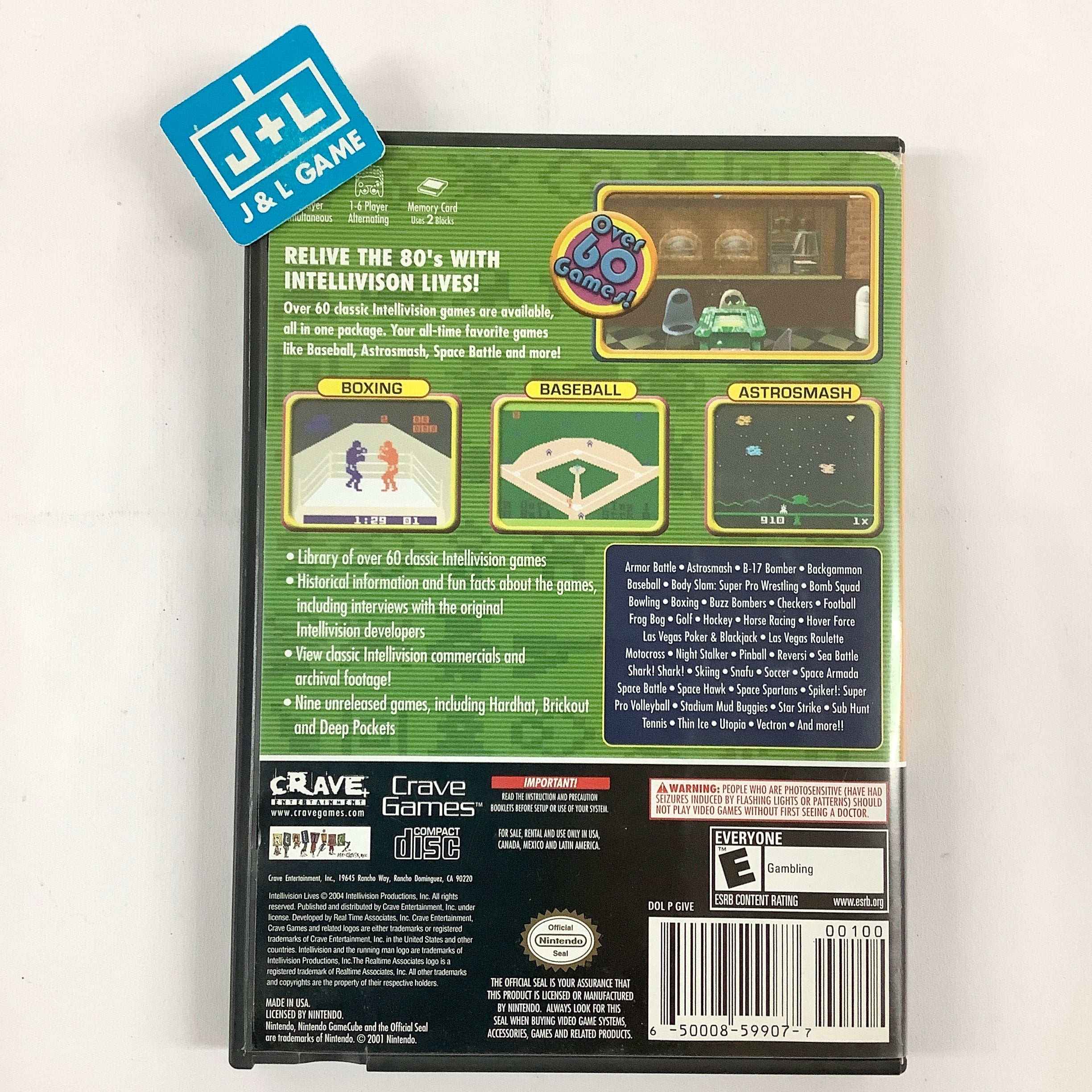 Intellivision Lives! - (GC) GameCube [Pre-Owned] Video Games Crave   