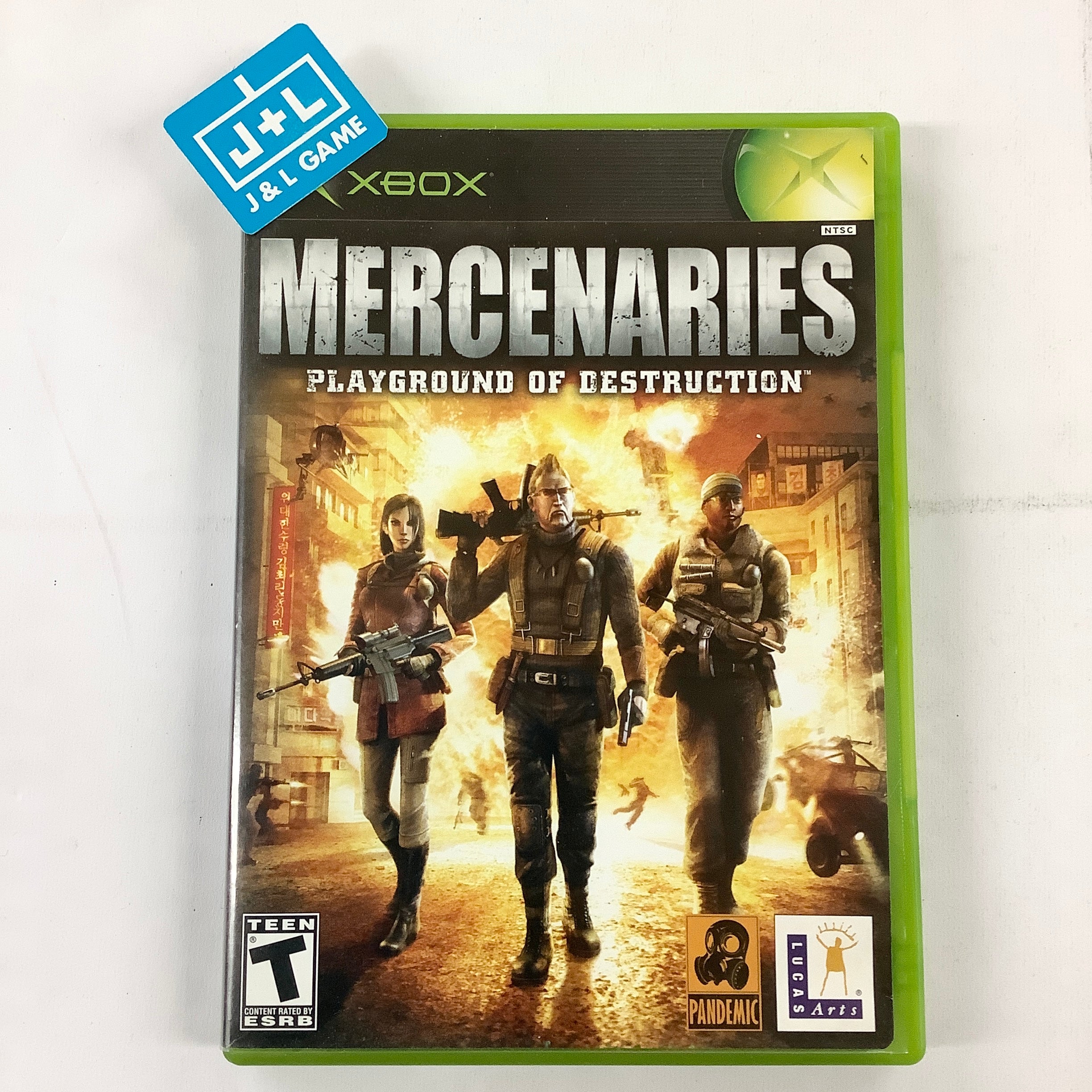 Mercenaries: Playground of Destruction - (XB) Xbox [Pre-Owned] Video Games LucasArts   