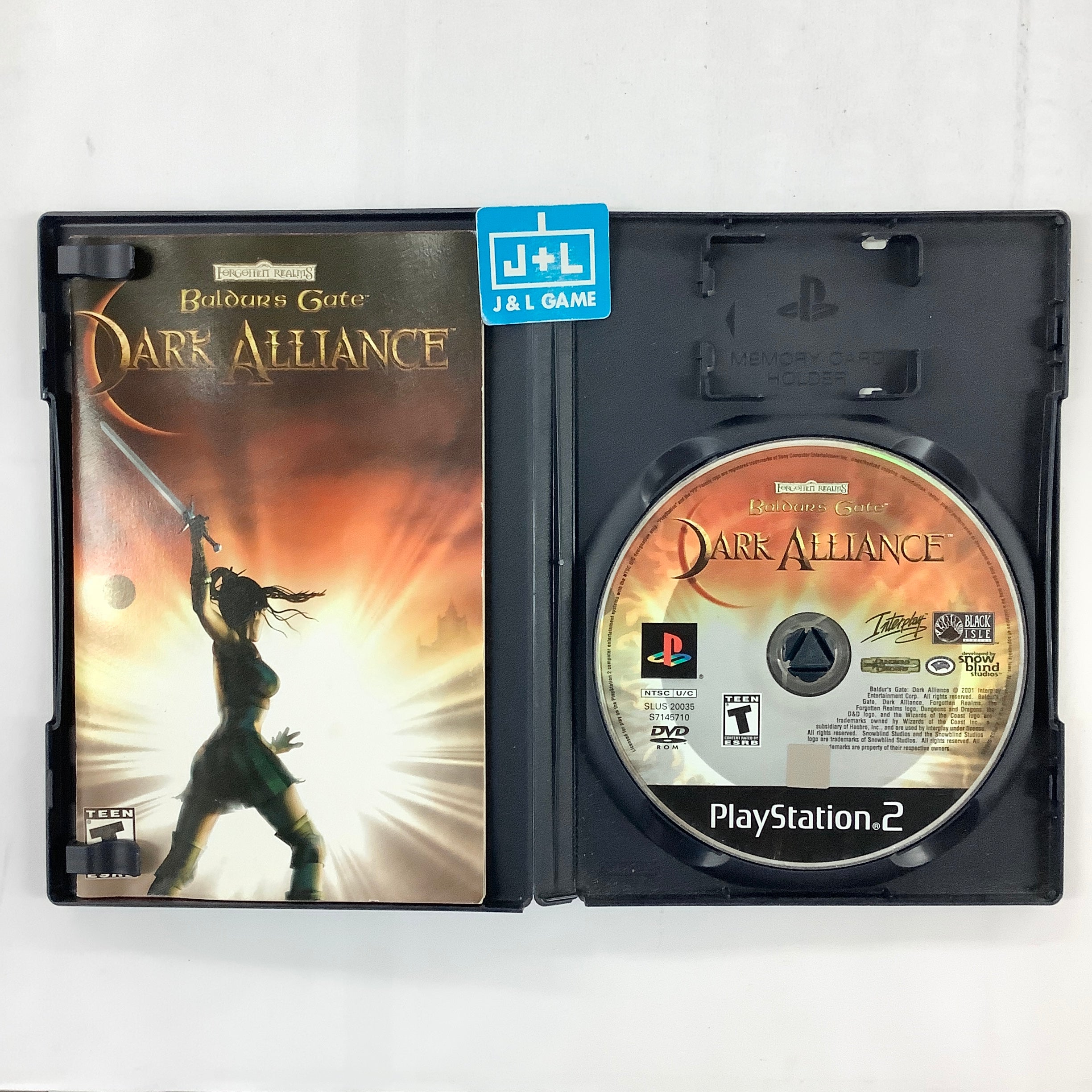 Baldur's Gate: Dark Alliance - (PS2) PlayStation 2 [Pre-Owned] Video Games Interplay   