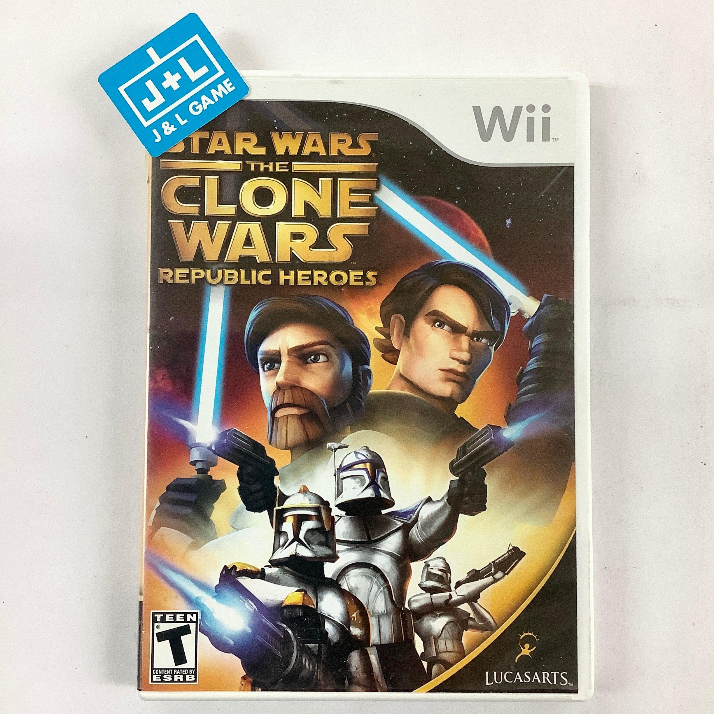 Star Wars The Clone Wars: Republic Heroes - Nintendo Wii [Pre-Owned] Video Games LucasArts   