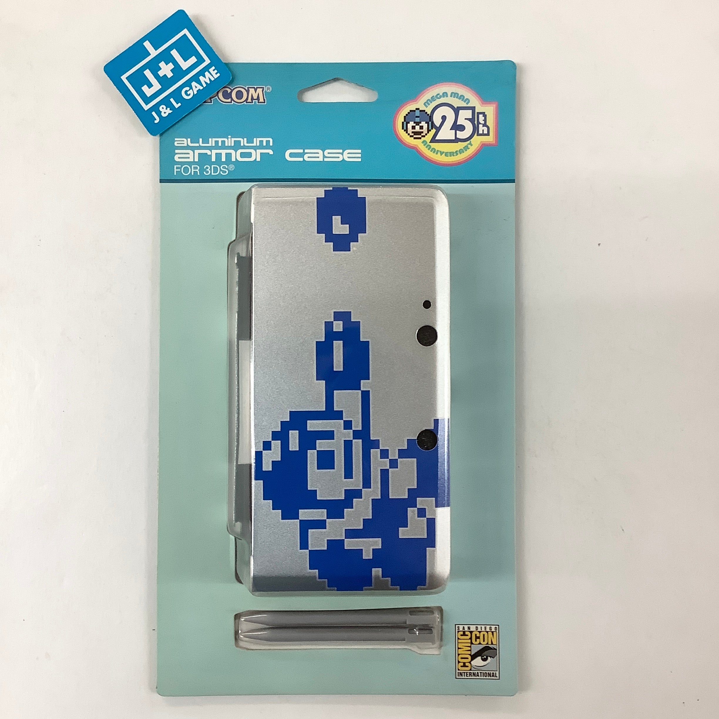 Capcom Aluminum Armor Case for 3DS (Megaman 25th Anniversary) - Nintendo 3DS ACCESSORIES Capcom   