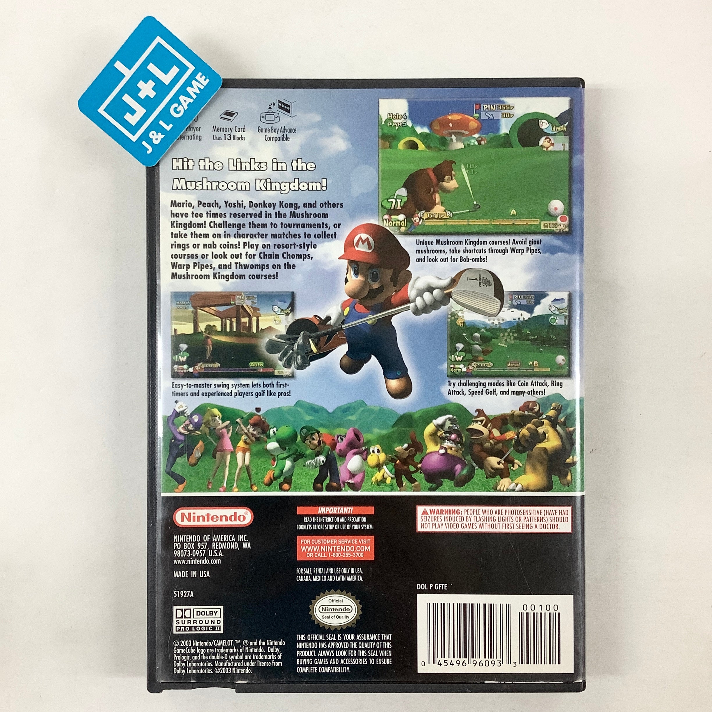 Mario Golf: Toadstool Tour - (GC) GameCube [Pre-Owned] Video Games Nintendo   