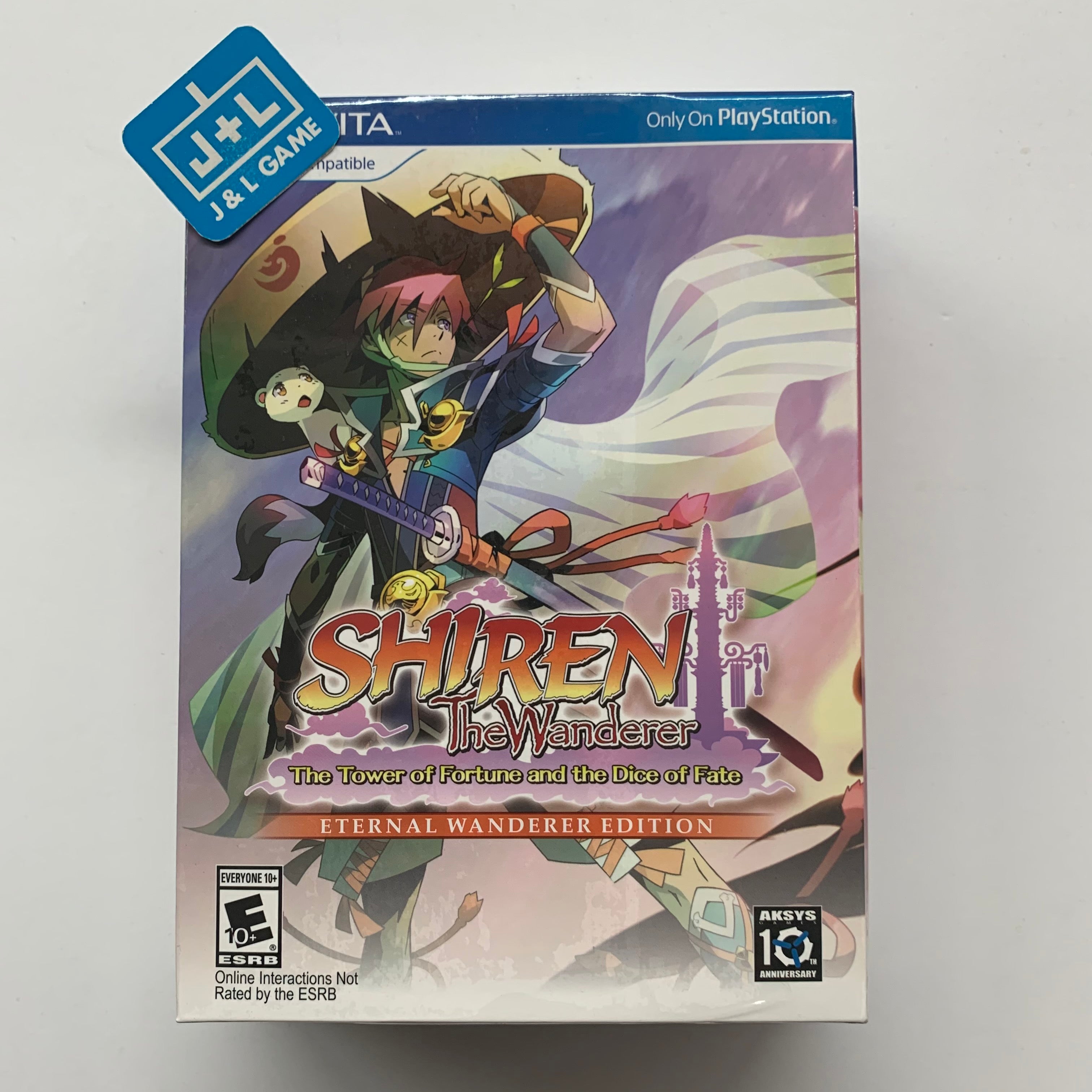 Shiren the Wanderer: The Tower of Fortune and the Dice of Fate (Eternal Wanderer Edition) - (PSV) PlayStation Vita Video Games Aksys Games   