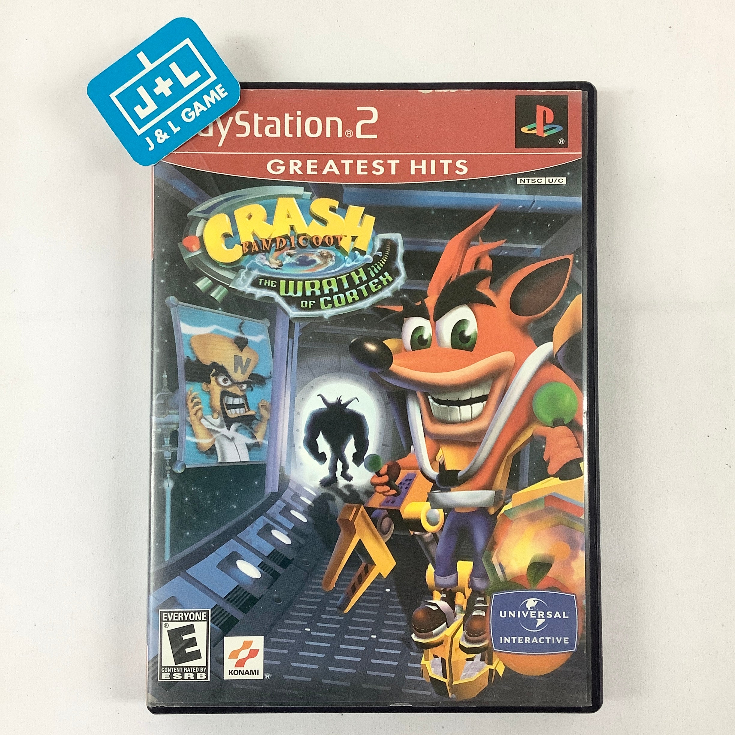 Crash Bandicoot: The Wrath of Cortex (Greatest Hits)  - (PS2) PlayStation 2 [Pre-Owned] Video Games Universal Interactive   