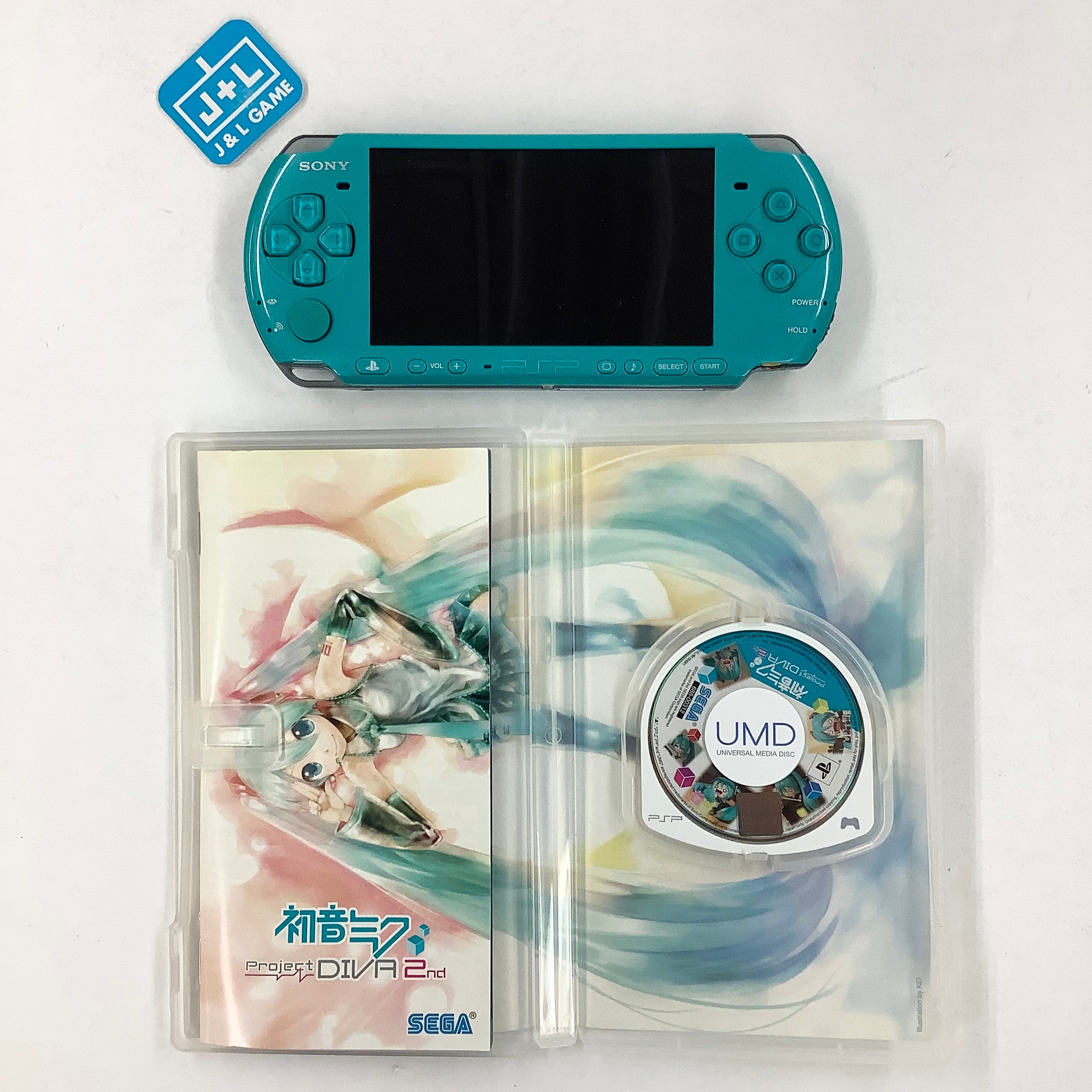 Hatsune Miku - Project DIVA 2nd Sony PSP Bundle - Sony PSP [Pre-Owned] Consoles Sega   