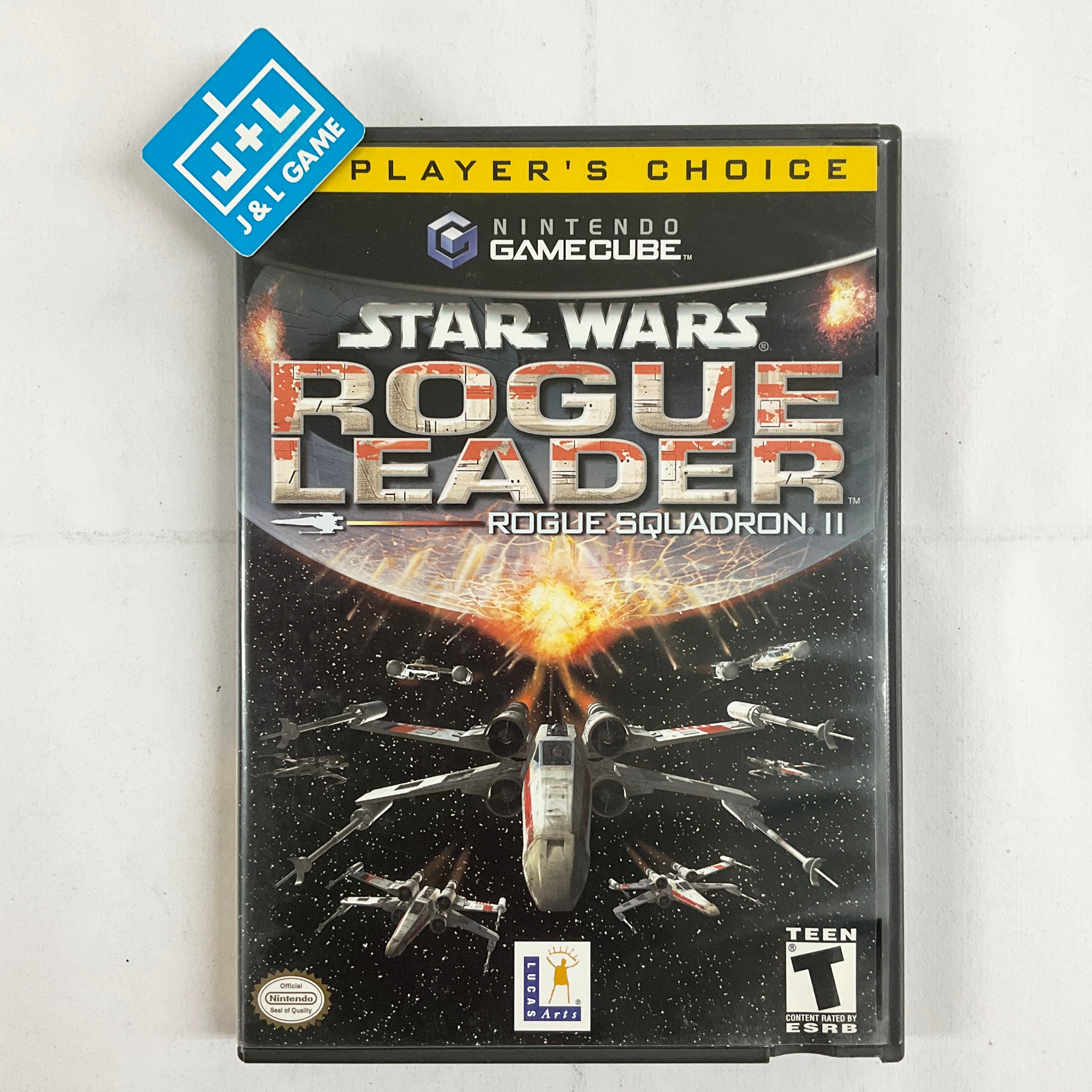 Star Wars Rogue Squadron II: Rogue Leader (Player's Choice) - (GC) GameCube [Pre-Owned] Video Games LucasArts   