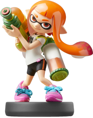 Inkling Girl (Super Smash Bros. series) - Nintendo Switch Amiibo (European Import) Amiibo Nintendo   