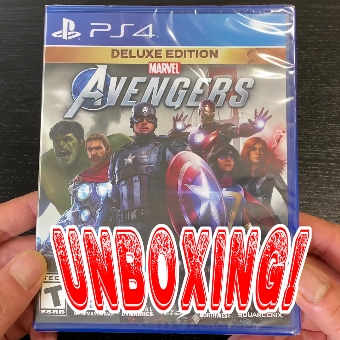 Marvel's Avengers: Deluxe Edition - (PS4) PlayStation 4 [UNBOXING] Video Games Square Enix   