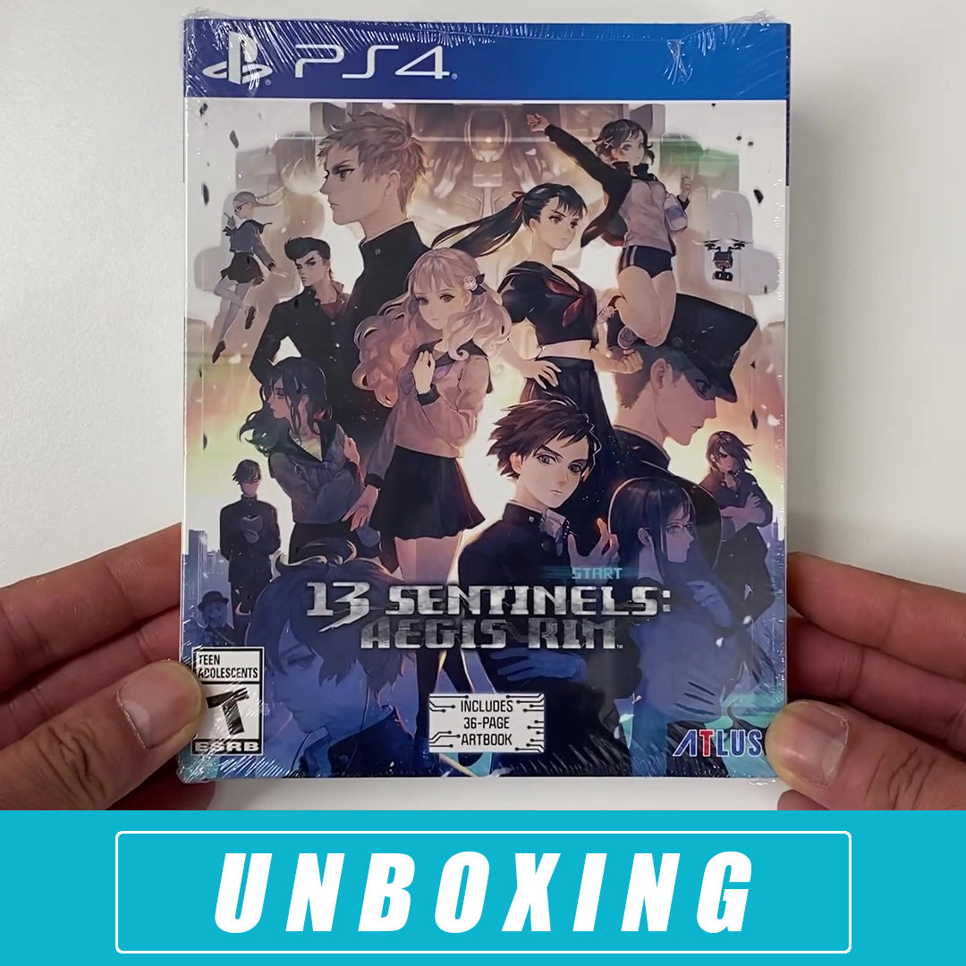 13 Sentinels: Aegis Rim - (PS4) PlayStation 4 [UNBOXING] Video Games SEGA   